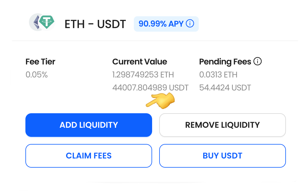 Add Liquidity Button