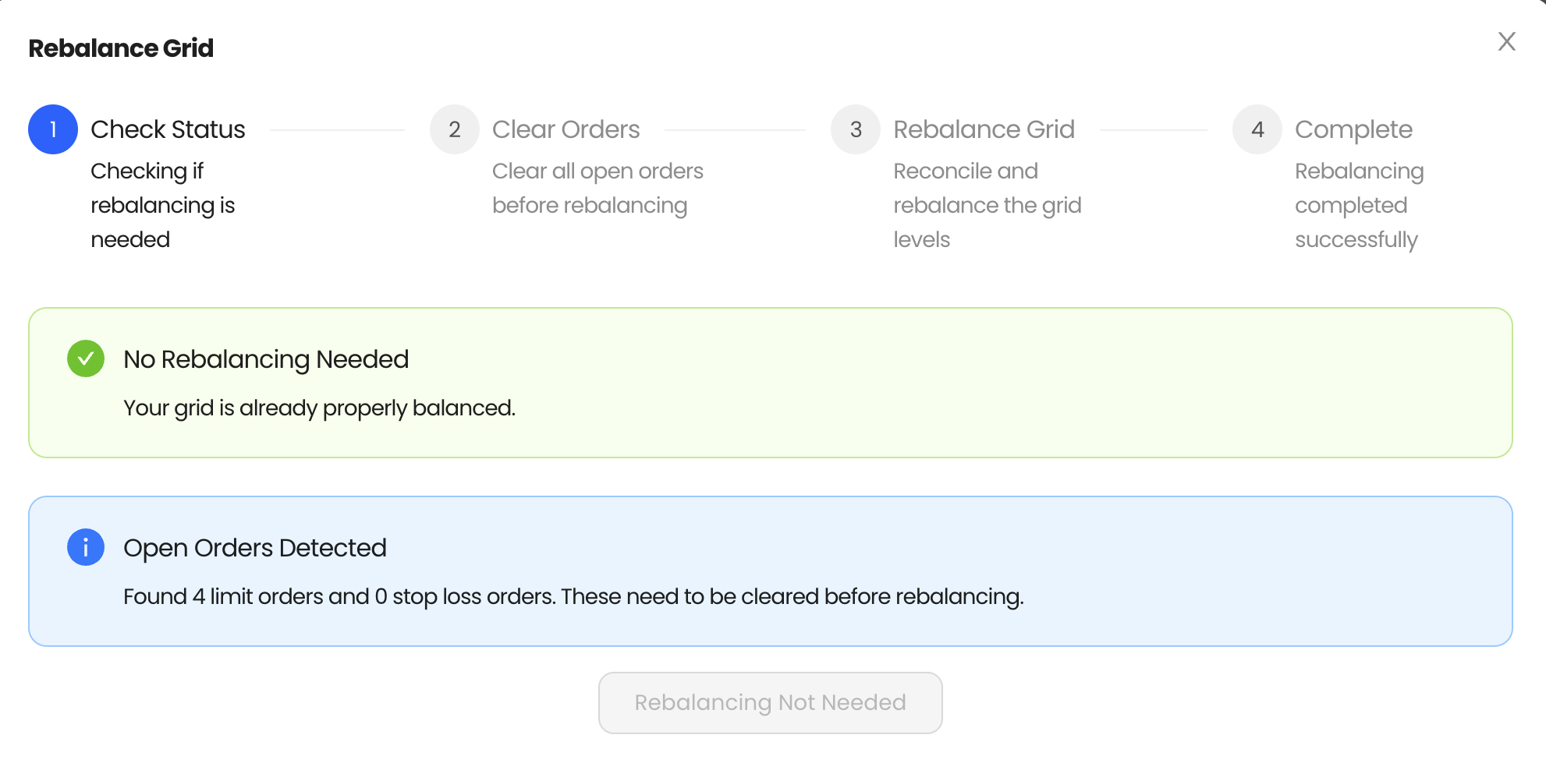 Bot Grid Rebalancing