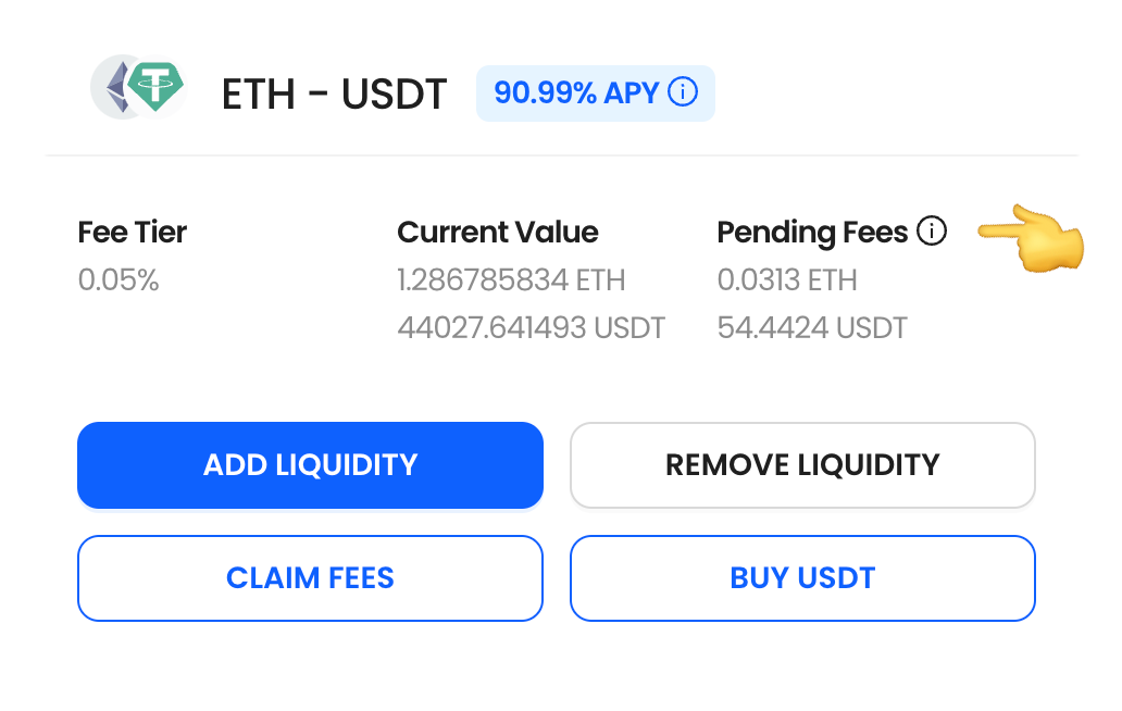 Pending Fees